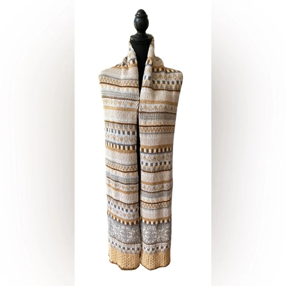 V. FRAAS: Long Wool Mix Winter Scarf